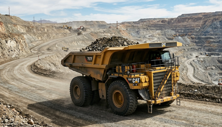 Operación Segura de Camión de Extracción Caterpillar 797F